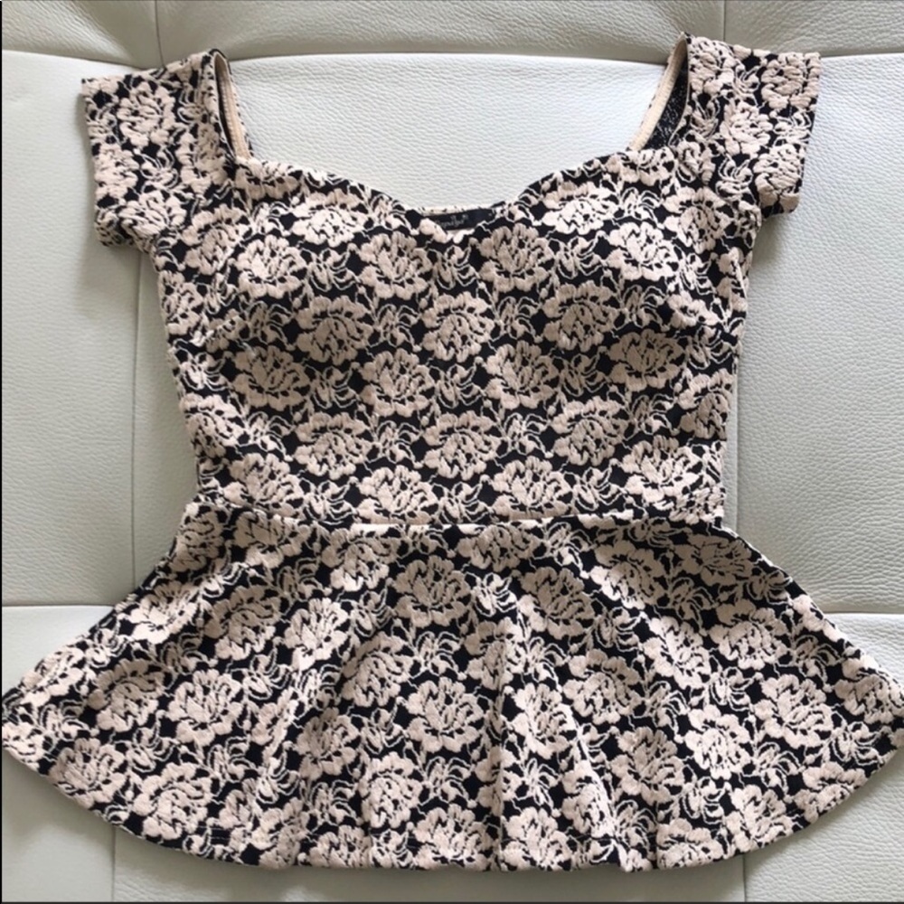 Floral Top | Off the Shoulder